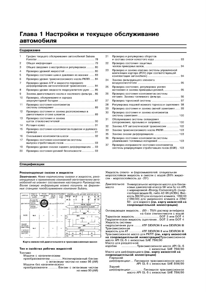 SUBARU Forester S10 1997-2002. (Печатное издание) А17800 - фото 10949