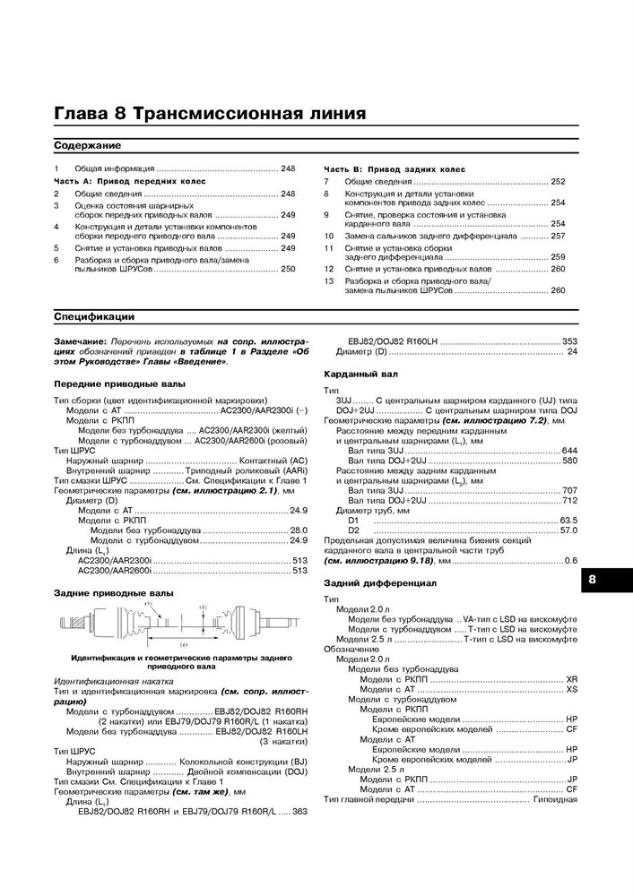 SUBARU Forester S11 2003-2005. (Скачать PDF 16Mb) 021000 - фото 11010