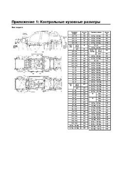 SUBARU Legacy/Outback. (B13), с 2004 г. Размеры кузова 3707 - фото 11052