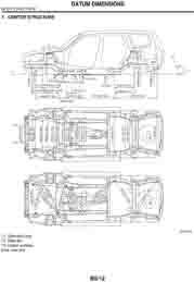 SUBARU Forester S11, 2002-2007. Размеры кузова 3635 - фото 11258