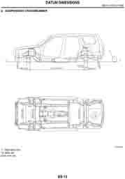 SUBARU Forester S11, 2002-2007. Размеры кузова 3635 - фото 11259