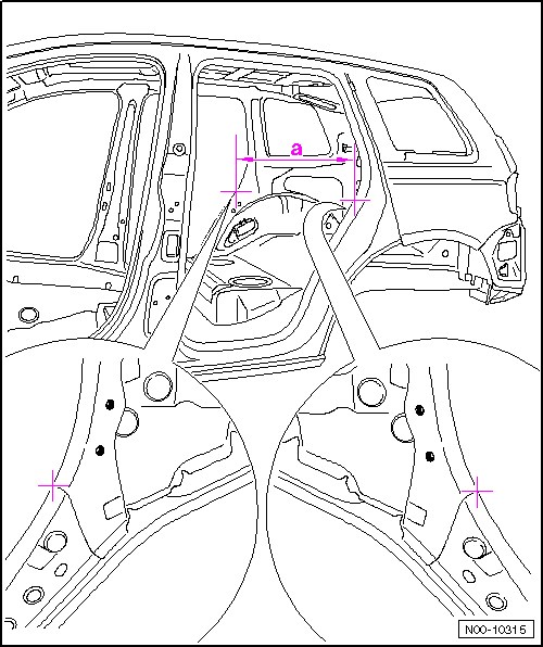 VOLKSWAGEN Touareg, 2007-2010. Размеры кузова 3326 - фото 11958