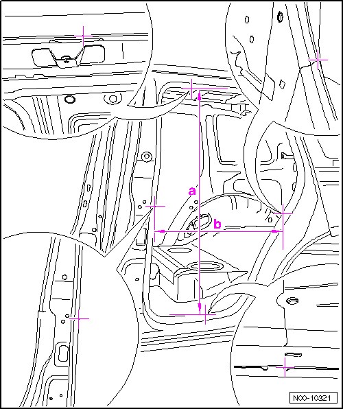 VOLKSWAGEN Touareg, 2007-2010. Размеры кузова 3326 - фото 11961