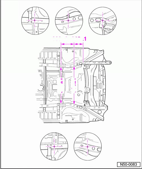 VOLKSWAGEN Transporter IV, 1990-2000. Размеры кузова 3585 - фото 11981