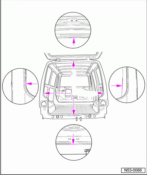 VOLKSWAGEN Transporter IV, 1990-2000. Размеры кузова 3585 - фото 11984