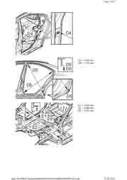 VOLVO S60, 2000-2009. Размеры кузова 1871 - фото 12010