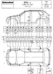 BMW X5. (E53, E70), 1999-2007, 2007-2013. Размеры кузова 1565 - фото 5300