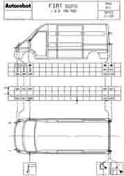 FIAT Ducato, 1994-2006. Размеры кузова 1595 - фото 6527