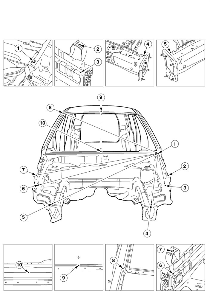 FORD C-Max, 2003-2007. Размеры кузова 1188 - фото 6531