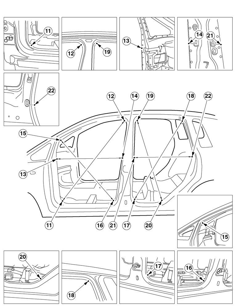 FORD C-Max, 2003-2007. Размеры кузова 1188 - фото 6532