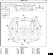 FORD Fusion, 5-дв., 2002-2012. Размеры кузова 0143 - фото 6594