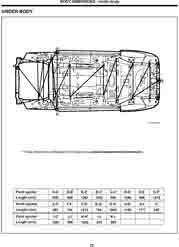 HYUNDAI. (ТагАЗ) Elantra XD, XD12, 2000-2006, 2008-2009. Размеры кузова 1133 - фото 6993