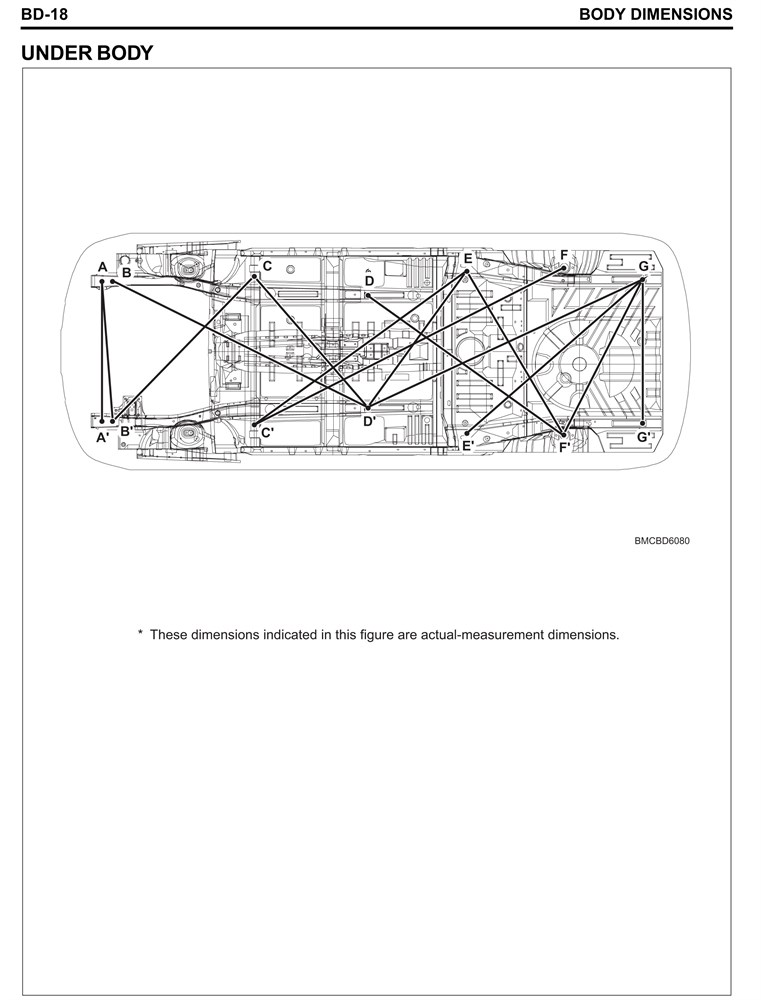 HYUNDAI Accent III, 2006-2010. Размеры кузова 3268 - фото 7015