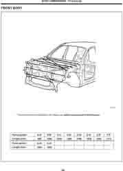 HYUNDAI Santa Fe. (SM, Classic), 2000-2006. Размеры кузова 3468 - фото 7082