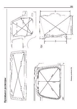 JEEP Wrangler, 1987-1994 гг. Размеры кузова 3603 - фото 7296