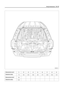 KIA Sportage II, 2004-2009. Размеры кузова 1392 - фото 7649