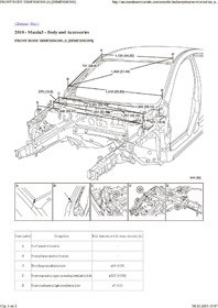 MAZDA 3, 2009-2013. Размеры кузова 3590 - фото 8696