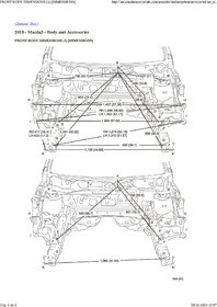 MAZDA 3, 2009-2013. Размеры кузова 3590 - фото 8698