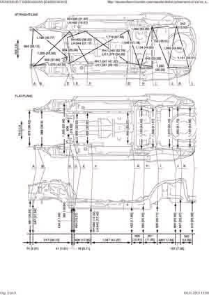 MAZDA 6, 2007-2012, 2009-2013. (USA) Размеры кузова 1171 - фото 8738