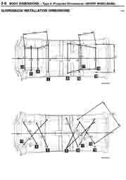 MITSUBISHI Pajero/Montero III, 1999-2006. Размеры кузова 3798 - фото 8946