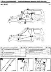 MITSUBISHI Pajero/Montero III, 1999-2006. Размеры кузова 3798 - фото 8949