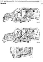 MITSUBISHI Pajero/Montero III, 1999-2006. Размеры кузова 3798 - фото 8953