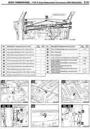 MITSUBISHI Pajero/Montero III, 1999-2006. Размеры кузова 3798 - фото 8954