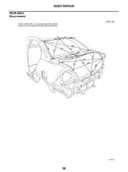 NISSAN Almera Classik, 2006-. Размеры кузова 1401 - фото 9589