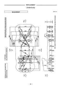 NISSAN Maxima QX III A33, 2000-2006. Размеры кузова 1694 - фото 9610