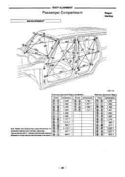 NISSAN Patrol, 2004-2010. Размеры кузова 1174 - фото 9651