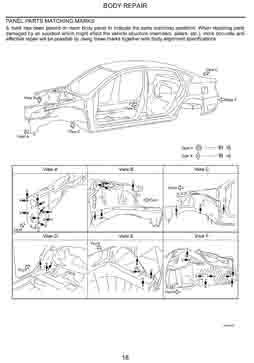 NISSAN Teana. (J31), 2003-2008. Размеры кузова 1376 - фото 9668