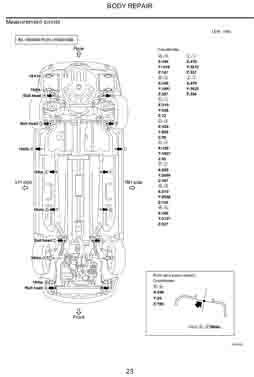 NISSAN Teana. (J31), 2003-2008. Размеры кузова 1376 - фото 9672