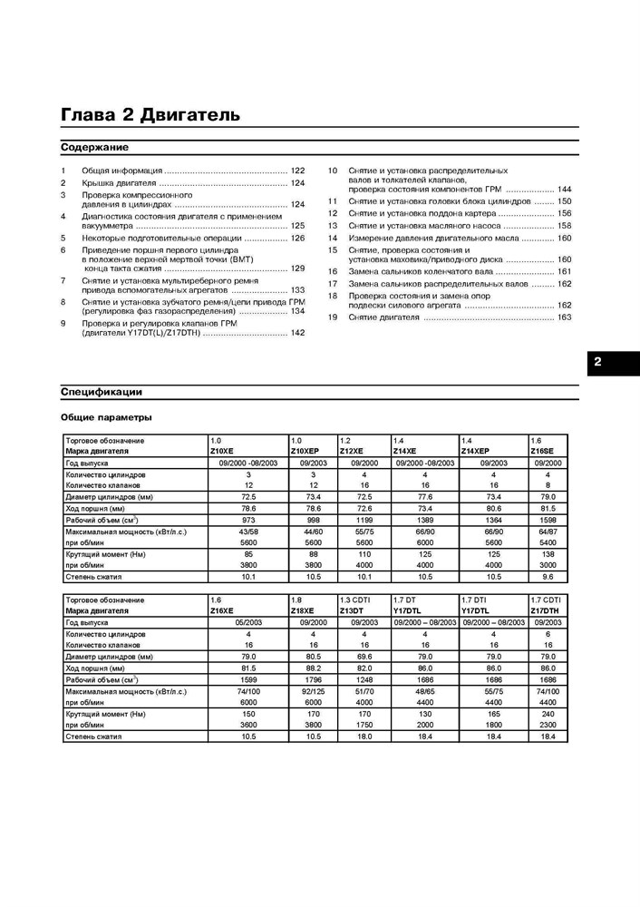 OPEL Corsa C, Combo, Meriva 2000-2006. (Скачать PDF 14,6Mb) 021200 - фото 9985