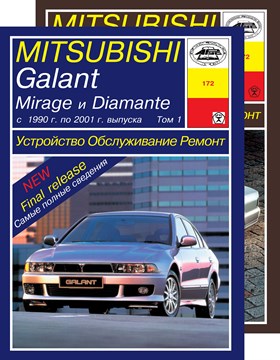 MITSUBISHI Galant/Mirage/Diamante. 1990-2001. Двухтомник. (Скачать PDF 30Mb) 017200 - фото 8560