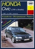 HONDA Civic / CRX / Shattle 1987-1991. (Печатное издание) А18500