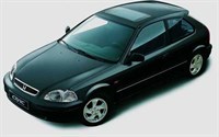 HONDA Civic, ACURA Integra, 1994-1998 гг. Размеры кузова 1645