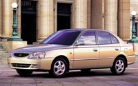 HYUNDAI Accent II, 1999-2003. Размеры кузова 0204