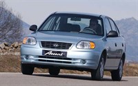 HYUNDAI Accent III, 2006-2010. Размеры кузова 3268