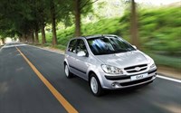 HYUNDAI Getz / Click / TB, 2007-2010. Размеры кузова 1856