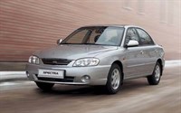 KIA Spectra, 2004-. Размеры кузова 1382