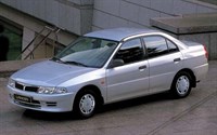 MITSUBISHI Lancer/Mirage, 2000-2003. Размеры кузова 3556