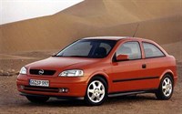 OPEL Astra G, 1998-2006. Размеры кузова 1709