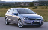 OPEL Astra H 5dr, 2004-2009. Размеры кузова 1254