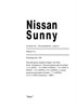 NISSAN Sunny 1986. (Скачать Pdf 75Mb) 016200 - фото 9469
